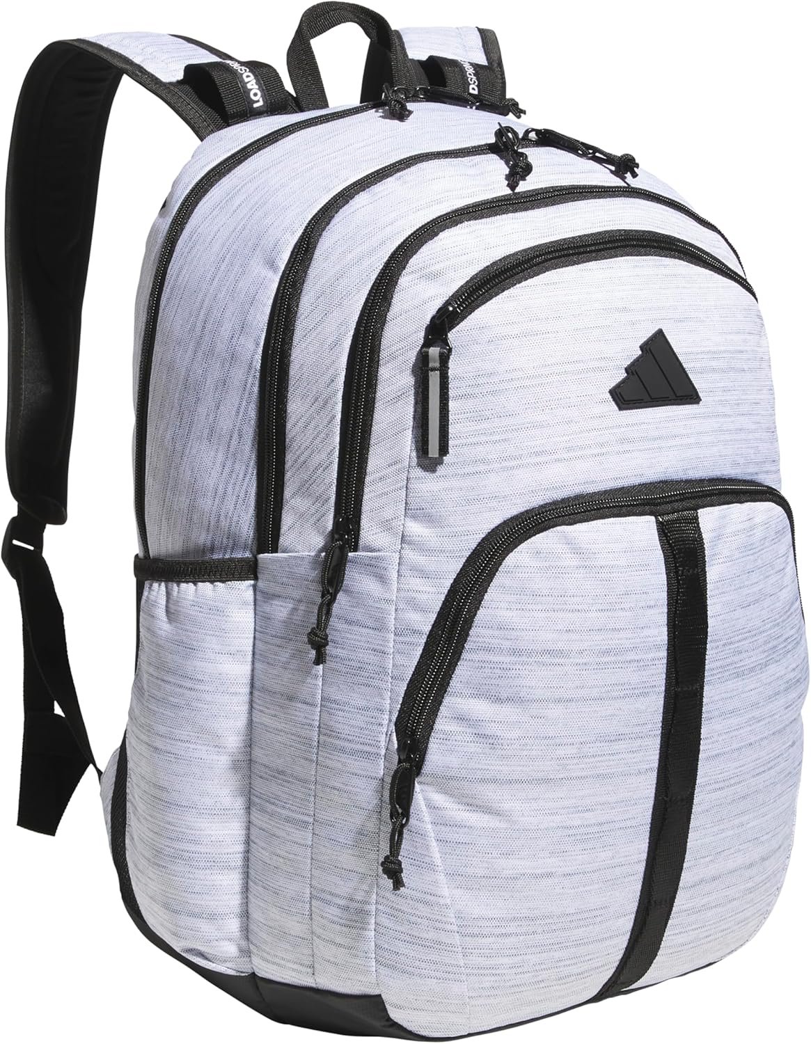 Akhjgdidas Prime Backpack for Work, Travel Bag for Women and Men with Padded Compartment for Laptop, Two Tone White/Black, One Size