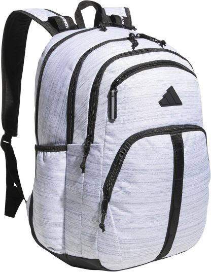 Akhjgdidas Prime Backpack for Work, Travel Bag for Women and Men with Padded Compartment for Laptop, Two Tone White/Black, One Size