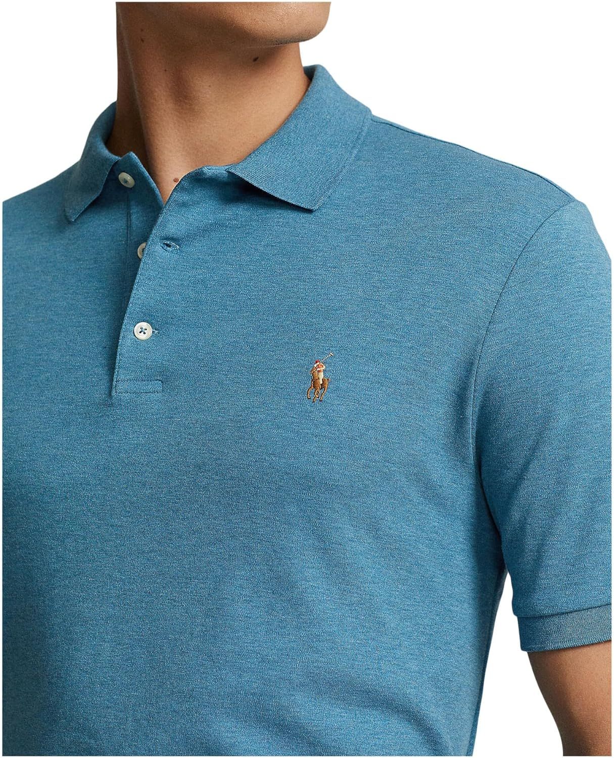 Polo Ralkhjgph Lauren Men's Custom Slim Fit Iconic Mesh Polo