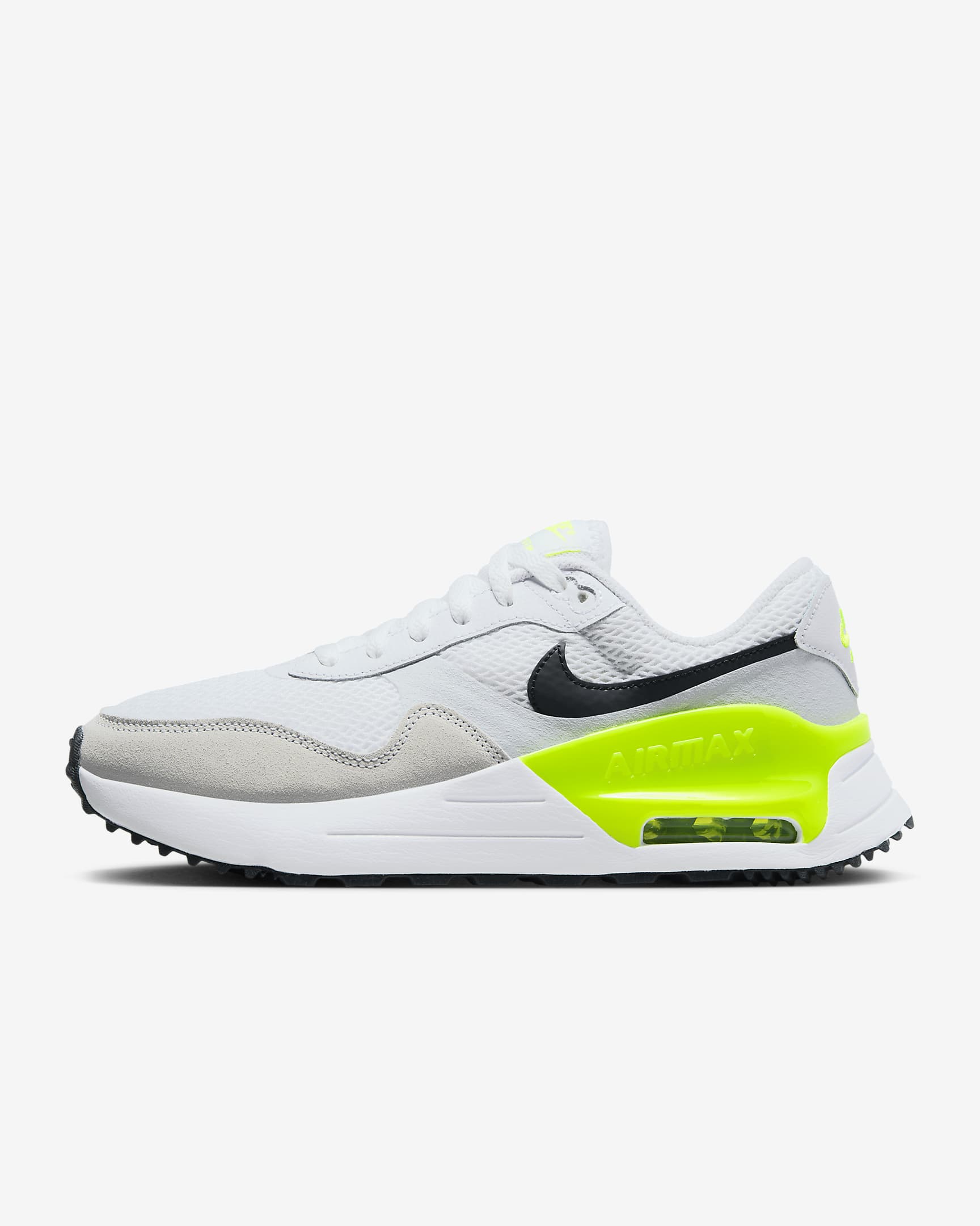 Nikhjgke Air Max SYSTM 'WHITE BLACK VOLT'