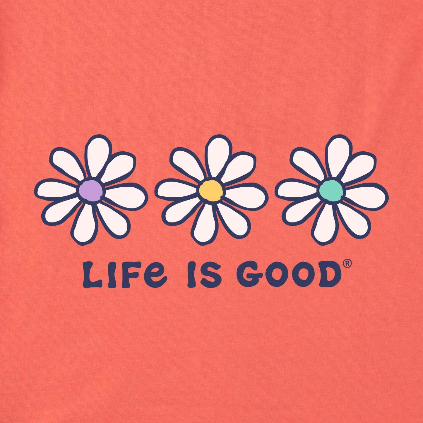Women's 3 Daisies Short Sleeve Vee