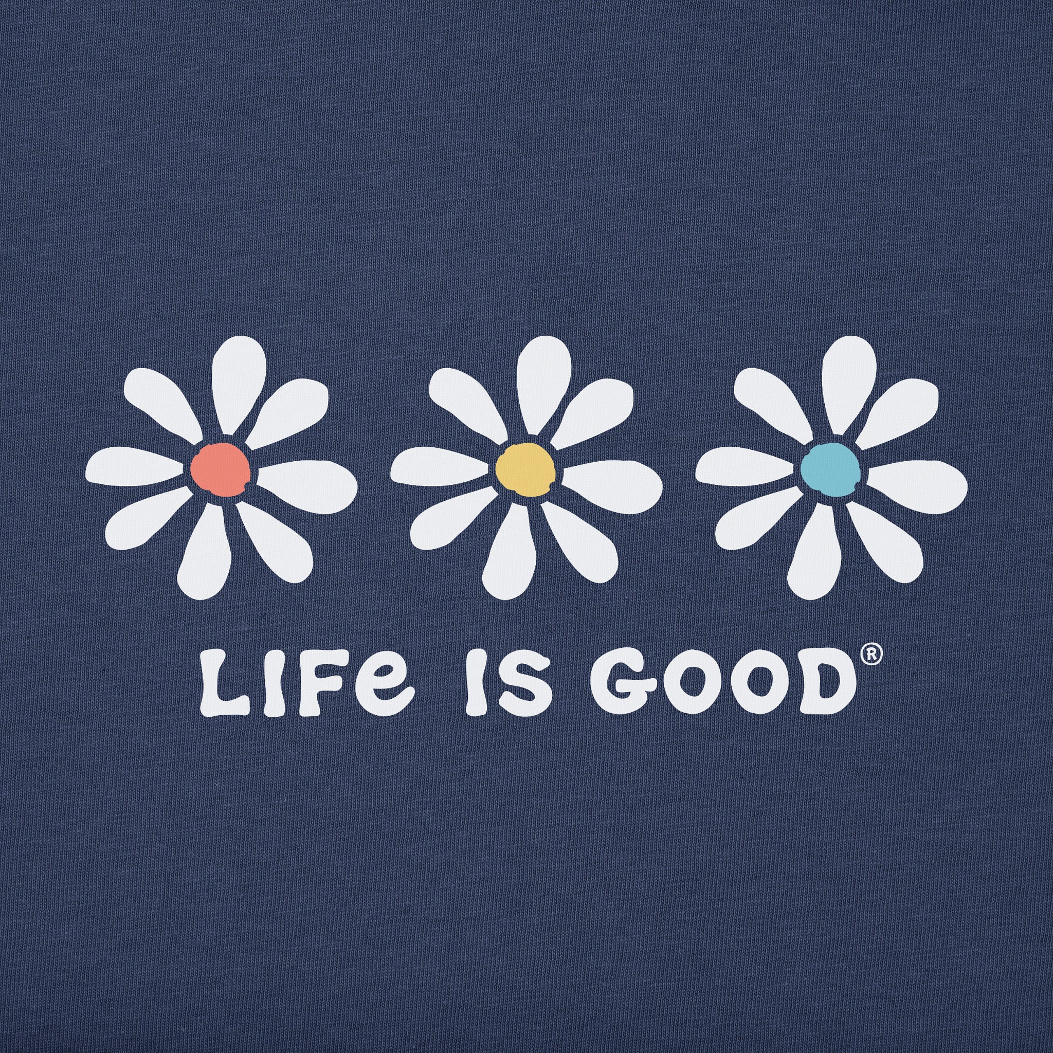 Women's 3 Daisies Short Sleeve Vee