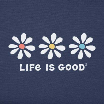 Women's 3 Daisies Short Sleeve Vee
