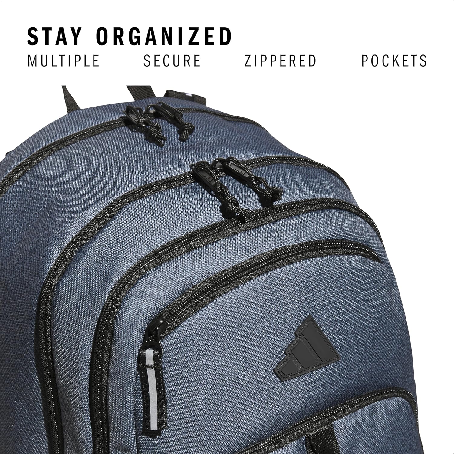Akhjgdidas Prime Backpack for Work, Travel Bag for Women and Men with Padded Compartment for Laptop, Two Tone White/Black, One Size