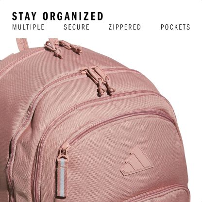 Akhjgdidas Prime Backpack for Work, Travel Bag for Women and Men with Padded Compartment for Laptop, Two Tone White/Black, One Size