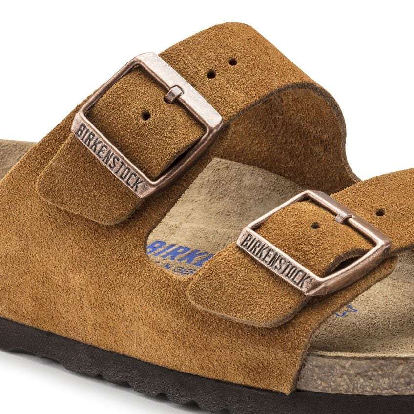 Arizona Soft Footbed Suede Leather - Mink