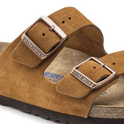 Arizona Soft Footbed Suede Leather - Mink