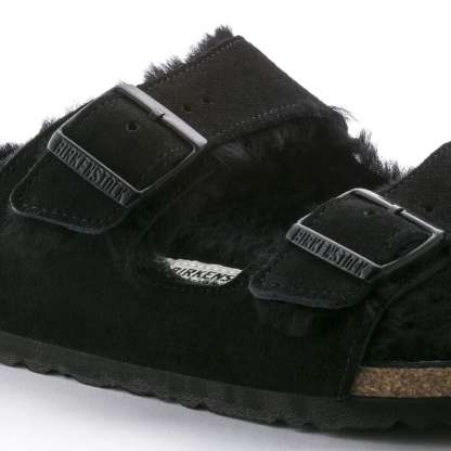 Arizona Shearling Suede Leather - Black