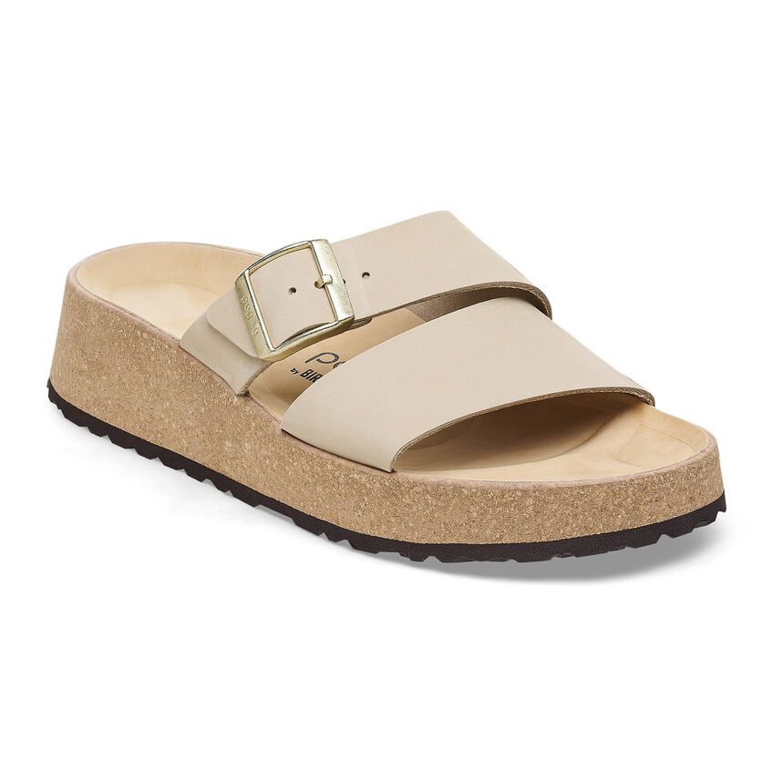 Almina Nubuck Leather - Sandcastle