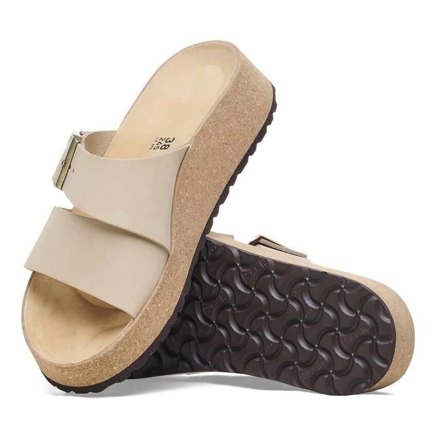 Almina Nubuck Leather - Sandcastle