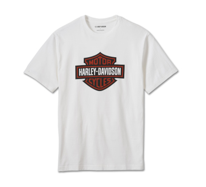 Bar & Shield Tee - White