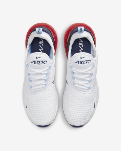 Nikhjgke Air Max 270 USA White Red Blue Sneakers