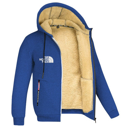 Chaqueta deportiva con capucha y cremallera para hombre