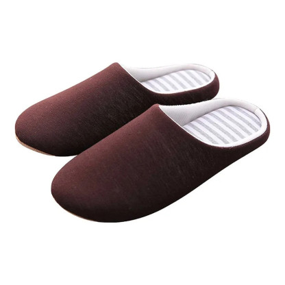 Winter Men'S Shoes Household Cotton Slippers Men Indoor Warm Plush Footwear Non-Slip Platform Slippers Couple Women Home Shoes