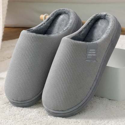 2024 Autumn And Winter Thick Sole Plush Slippers Women Home Warmth Anti-Slip Cotton Slippers Shoes For Women Zapatos