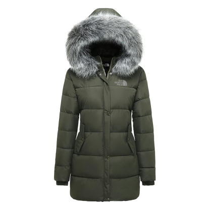 2024 TNF® Women's Winter Thicken Puffer Coat Warm Snow Jacket