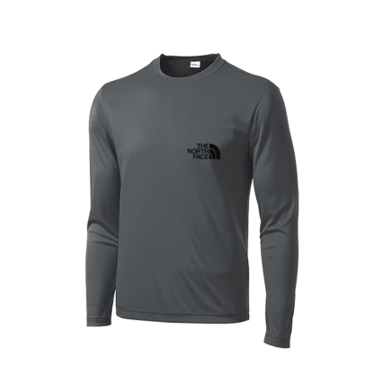 The Nokhjgrth Face-Men's Long Sleeve Moisture Wicking Athletic Shirts
