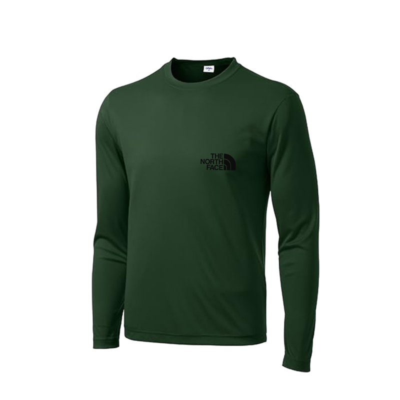 The Nokhjgrth Face-Men's Long Sleeve Moisture Wicking Athletic Shirts