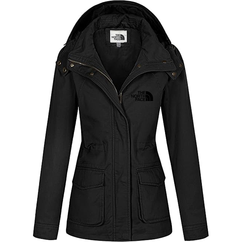 The Nokhjgrth Face-Slim Fit Classic Jacket Autumn Winter Trench Coat