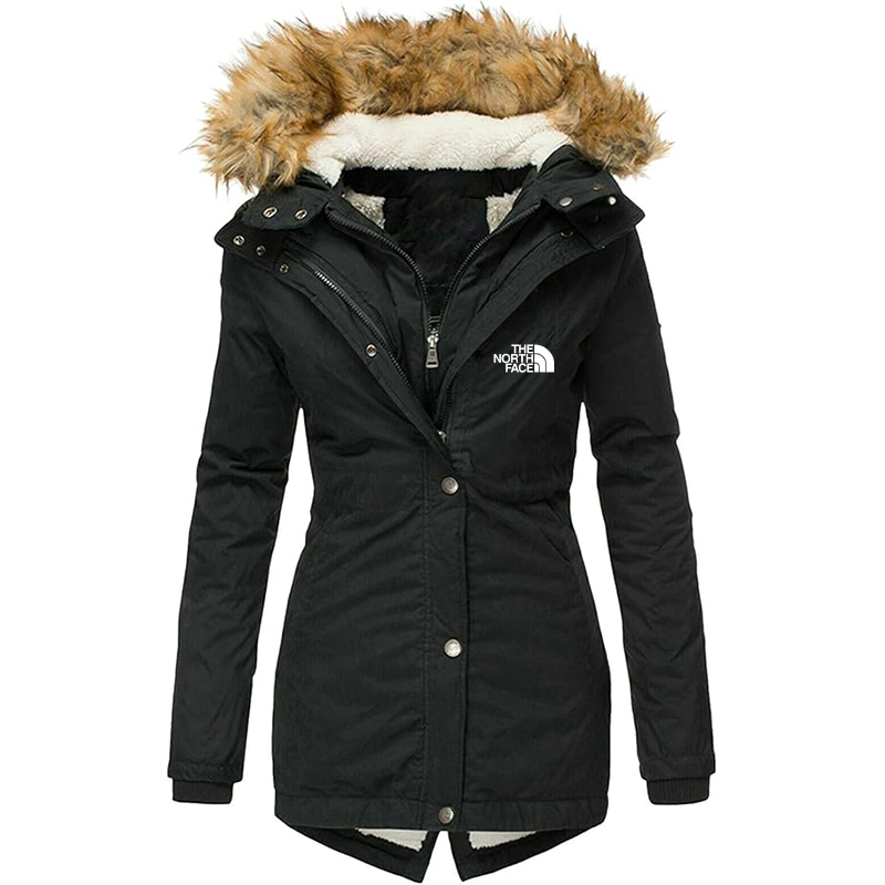 The Nokhjgrth Face-Women's Thin Warm Jacket Hooded Jacket