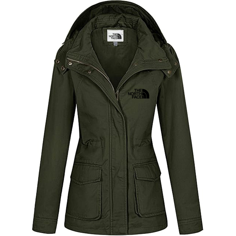 The Nokhjgrth Face-Slim Fit  Classic Jacket  Autumn  Winter Trench Coat