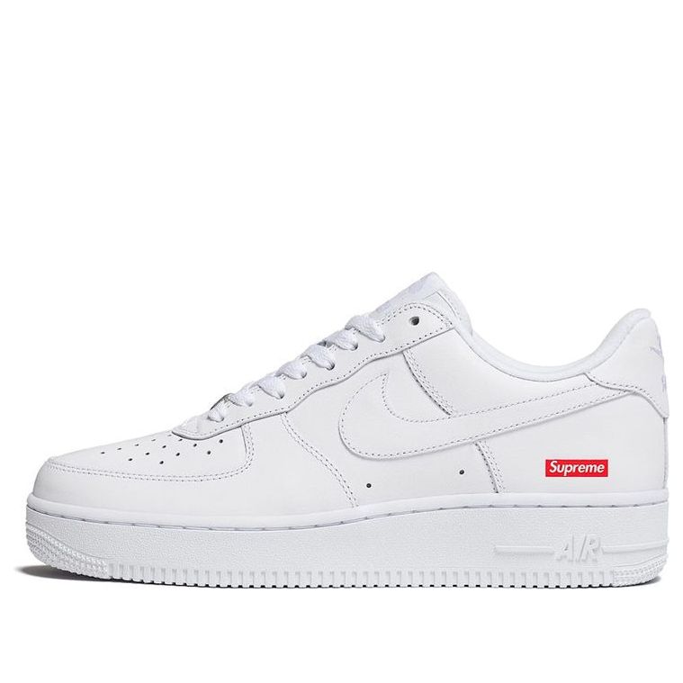 Nkhjgike Supreme x Air Force 1 Low 'Box Logo - White' CU9225-100