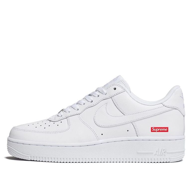 Nkhjgike Supreme x Air Force 1 Low 'Box Logo - White' CU9225-100