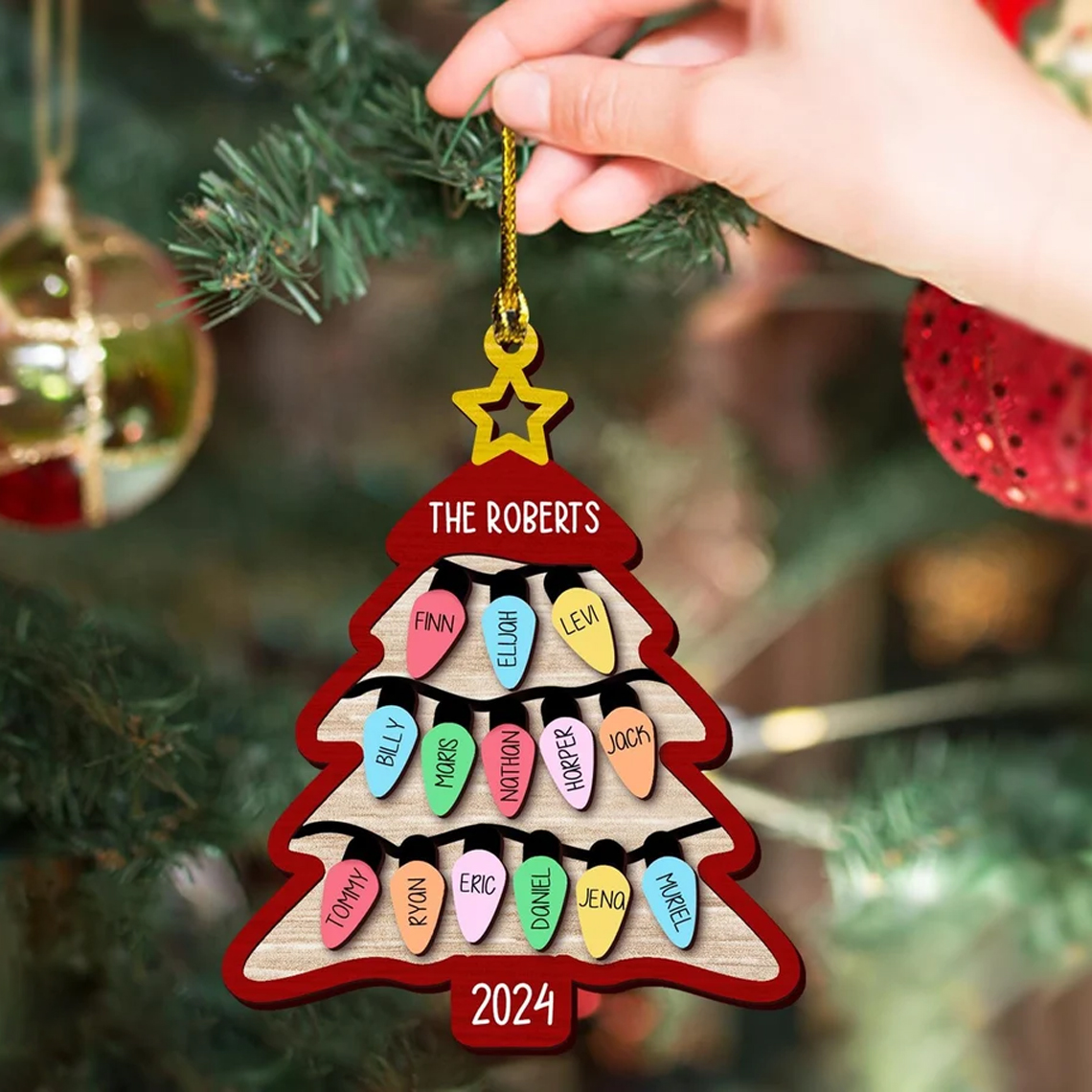 2024 Family Christmas Tree Ornament