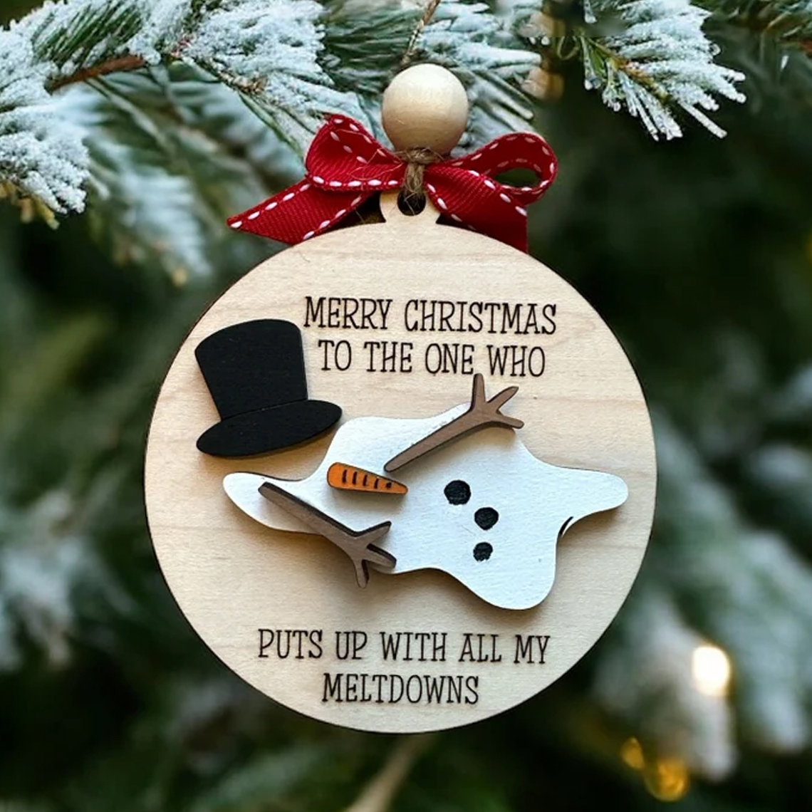 Funny friend Christmas Ornament
