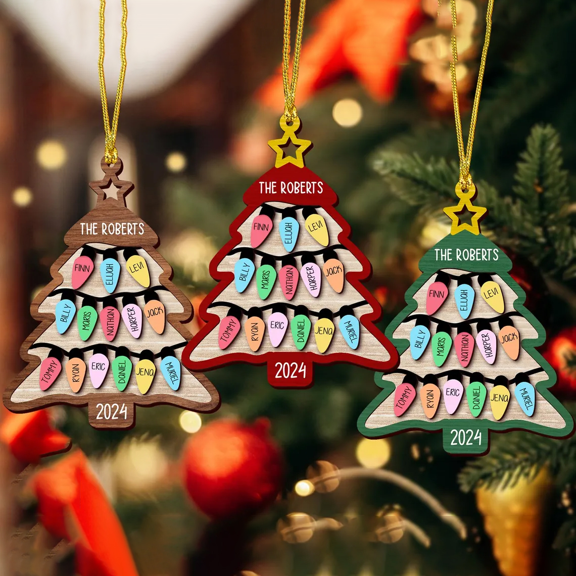 2024 Family Christmas Tree Ornament