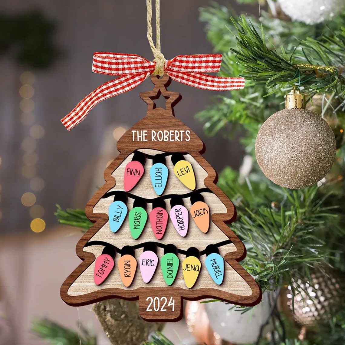 2024 Family Christmas Tree Ornament