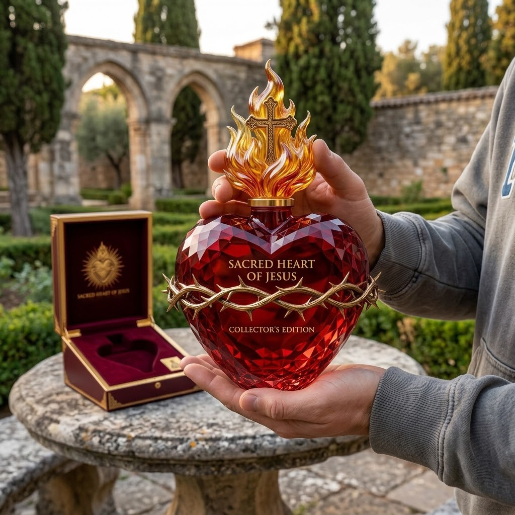 Sacred Heart of Jesus Decanter