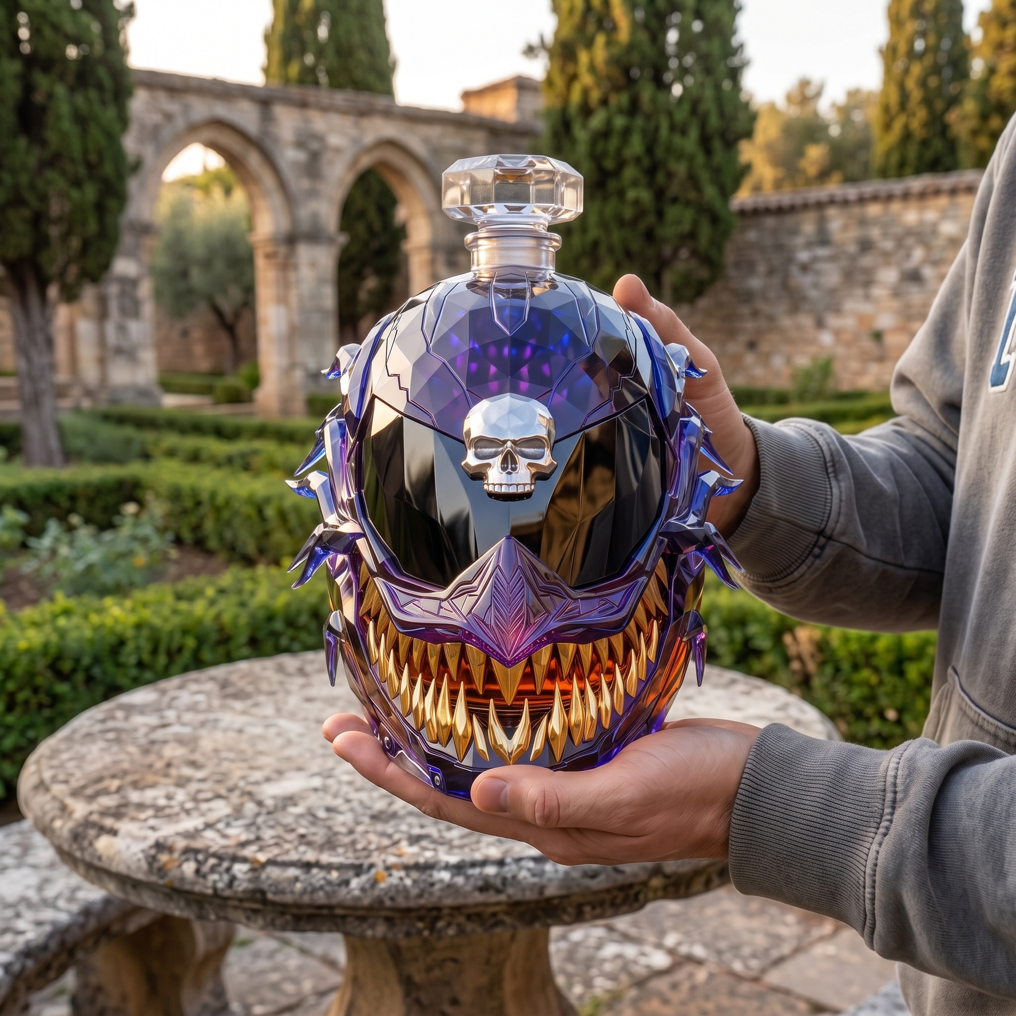 Darkfang Crystal Skull Decanter