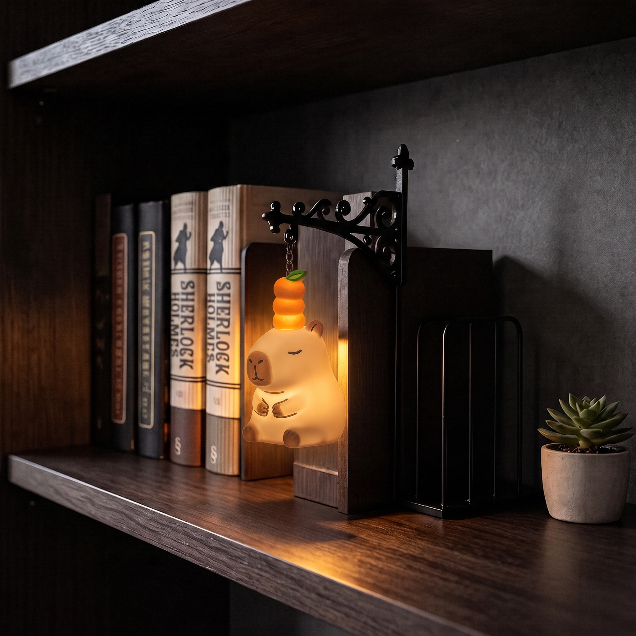 Capybara Bookshelf Light