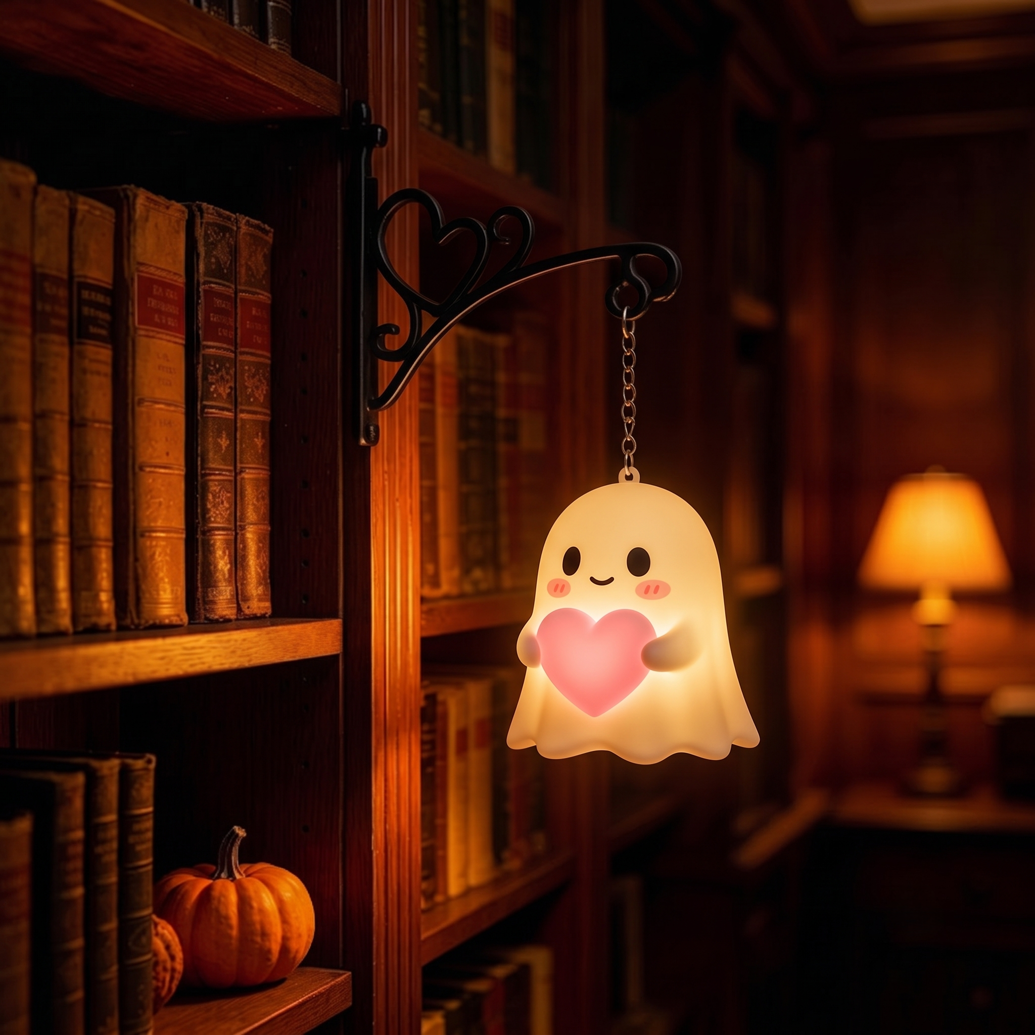 Adorable Ghost Bookshelf Light