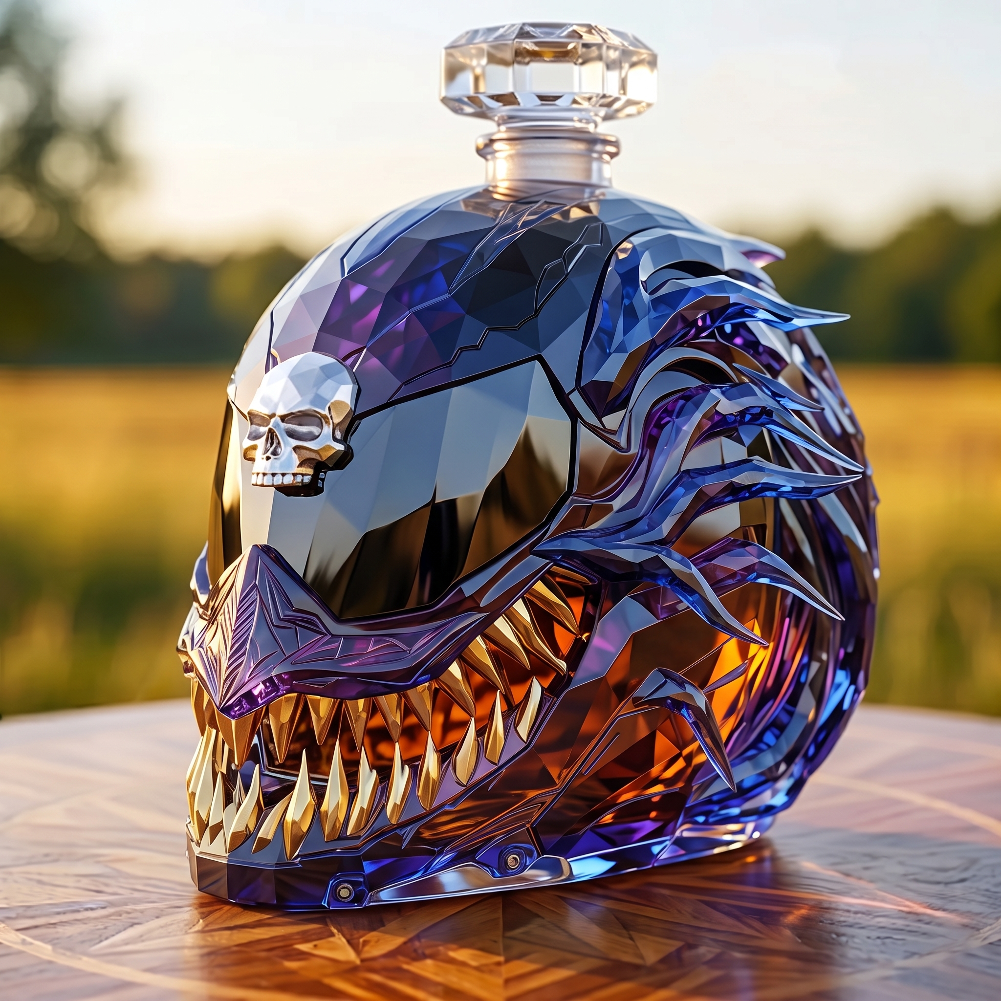 Darkfang Crystal Skull Decanter