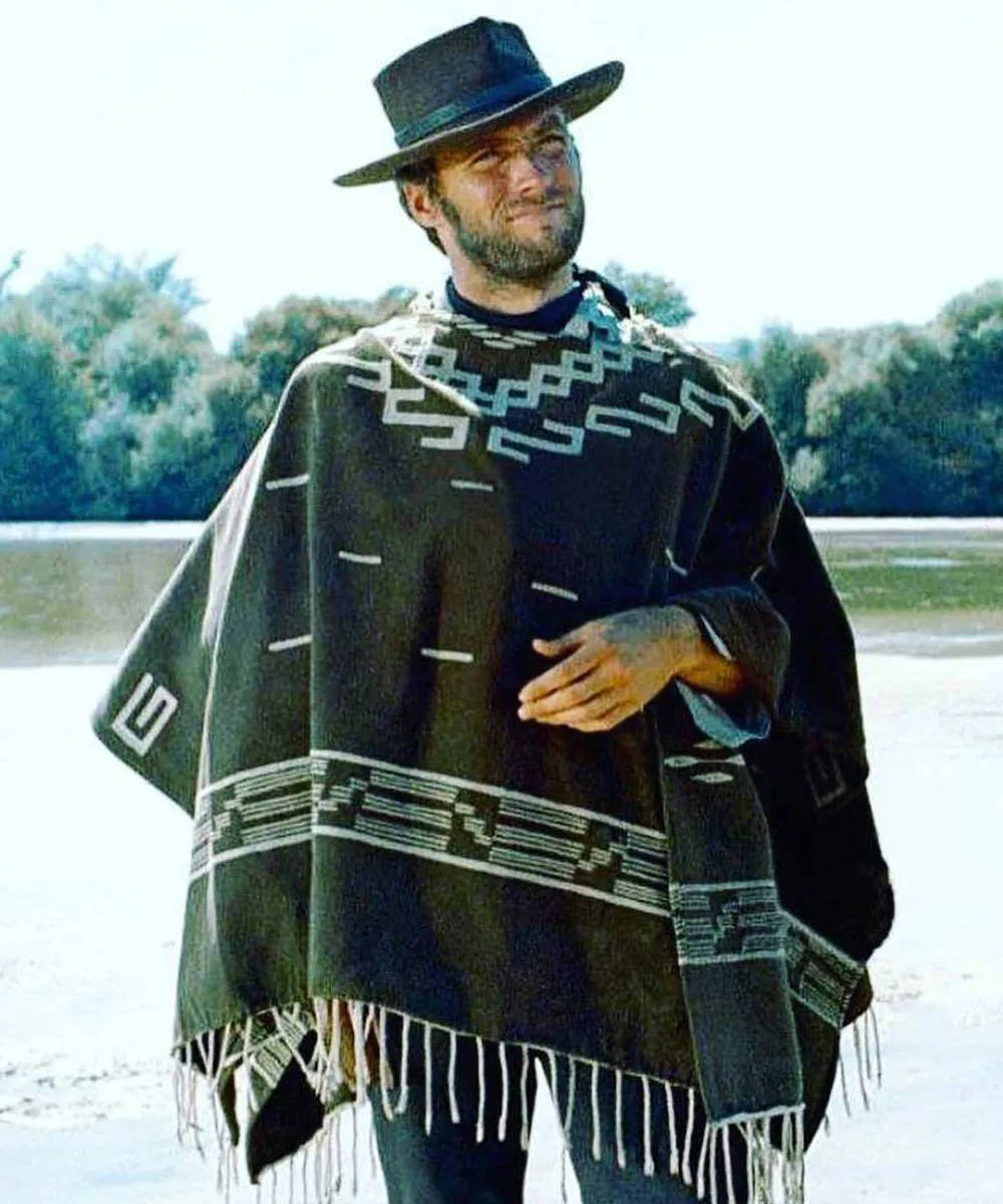 Letzter Tag 60% Rabatt - Clint Eastwood Poncho Replik