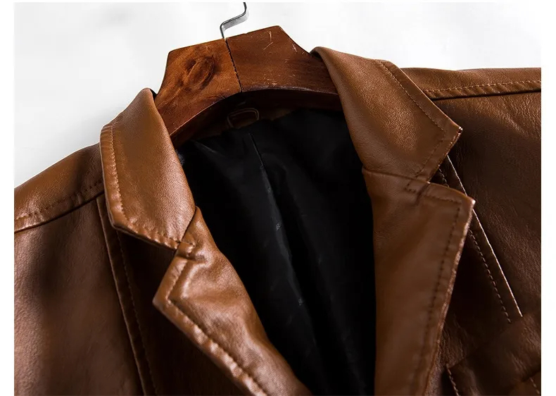 Luxury Calfskin Leather Blazer — Where Comfort Meets Everyday Style