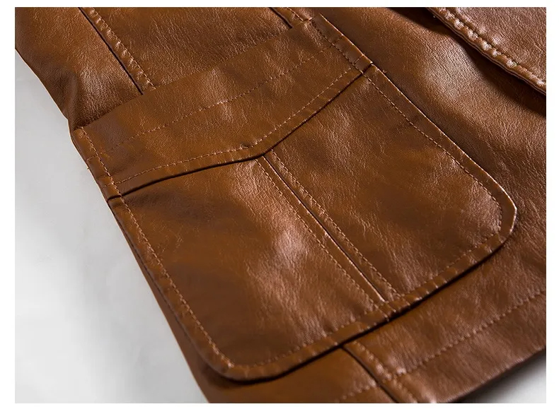 Luxury Calfskin Leather Blazer — Where Comfort Meets Everyday Style