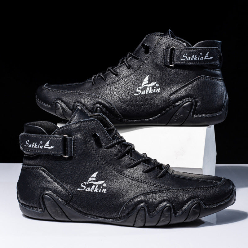 Leder Barfußschuhe Herbst