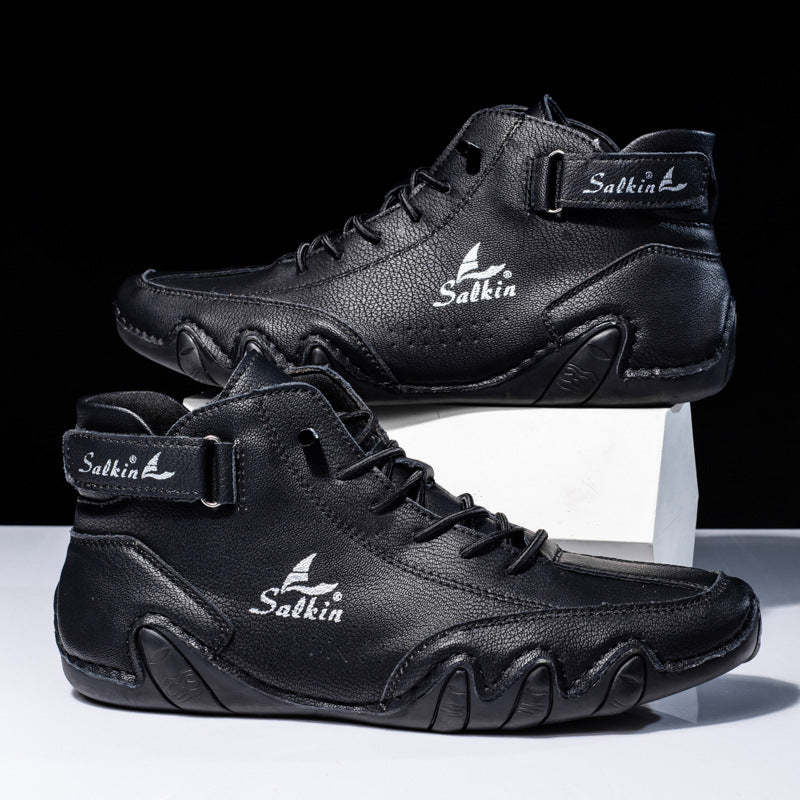 Leder Barfußschuhe Herbst