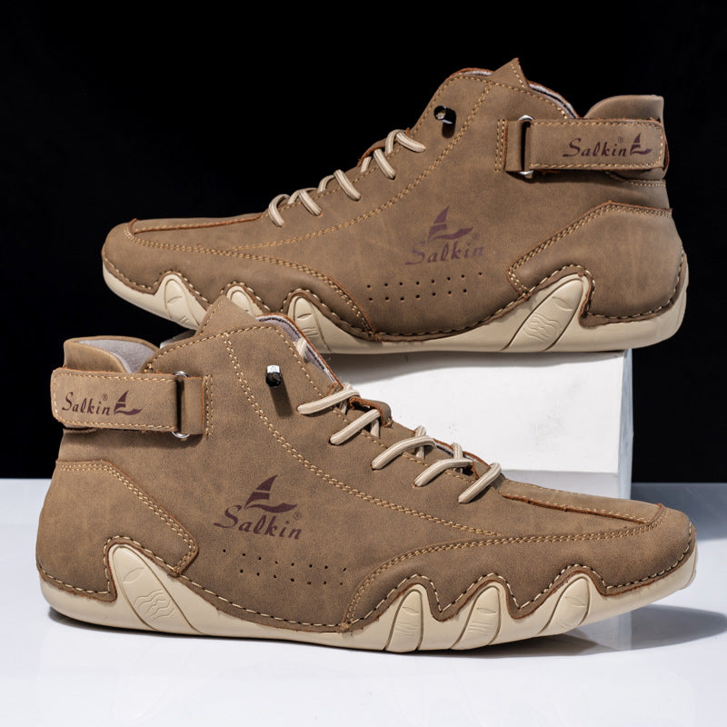 Leder Barfußschuhe Herbst