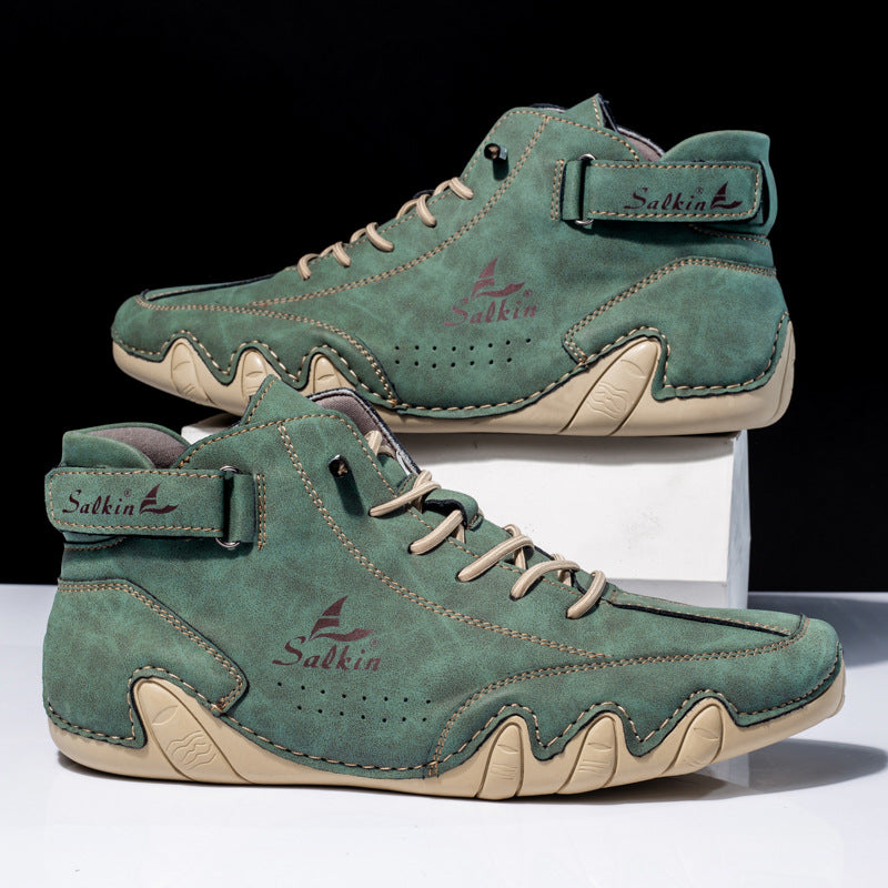 Leder Barfußschuhe Herbst