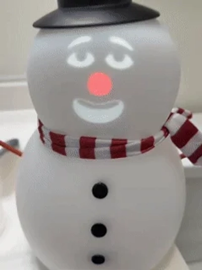 🎅Christmas Sale 49% Off ⛄️Talking Animated Blink Snowman with Built in Projector & Speaker Plug'n Play🎄