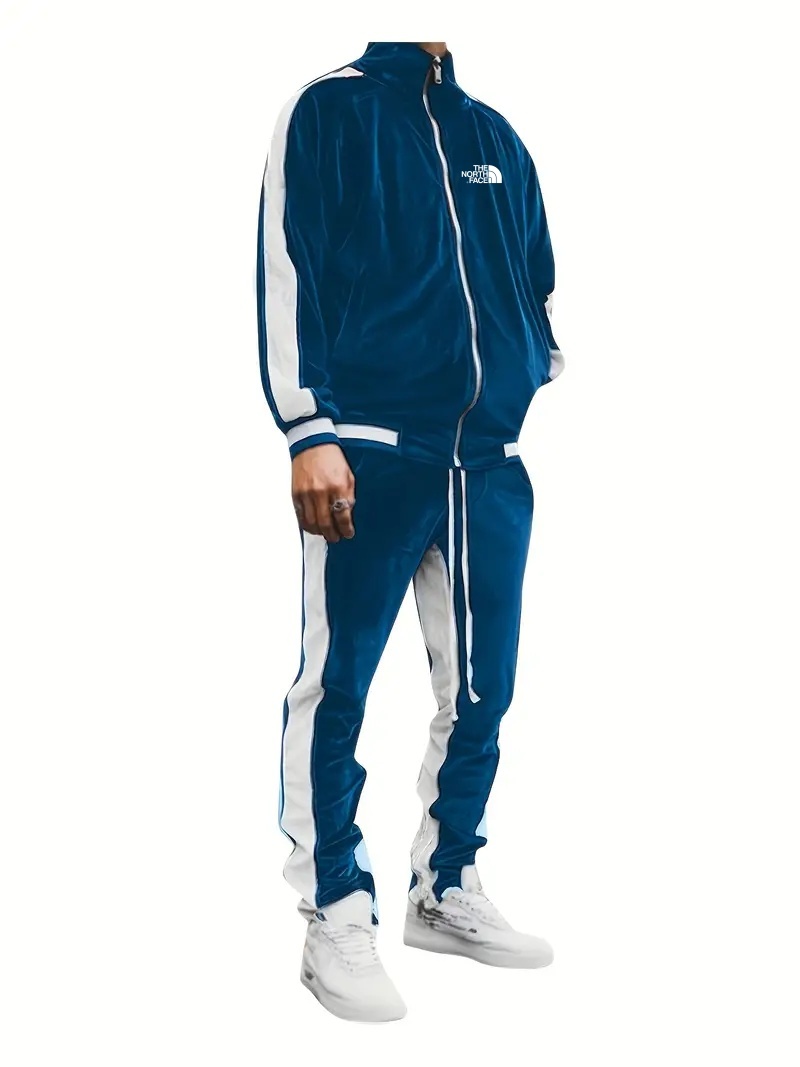 2024 THE NORttgTH FACE-Sports 2 piece tracksuit ET casual full zip tracksuit long sleeve jacket and jogging pants set