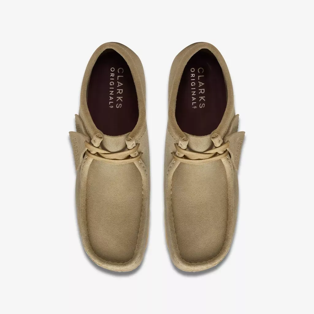 WALLABEE PALE LIME SUEDE