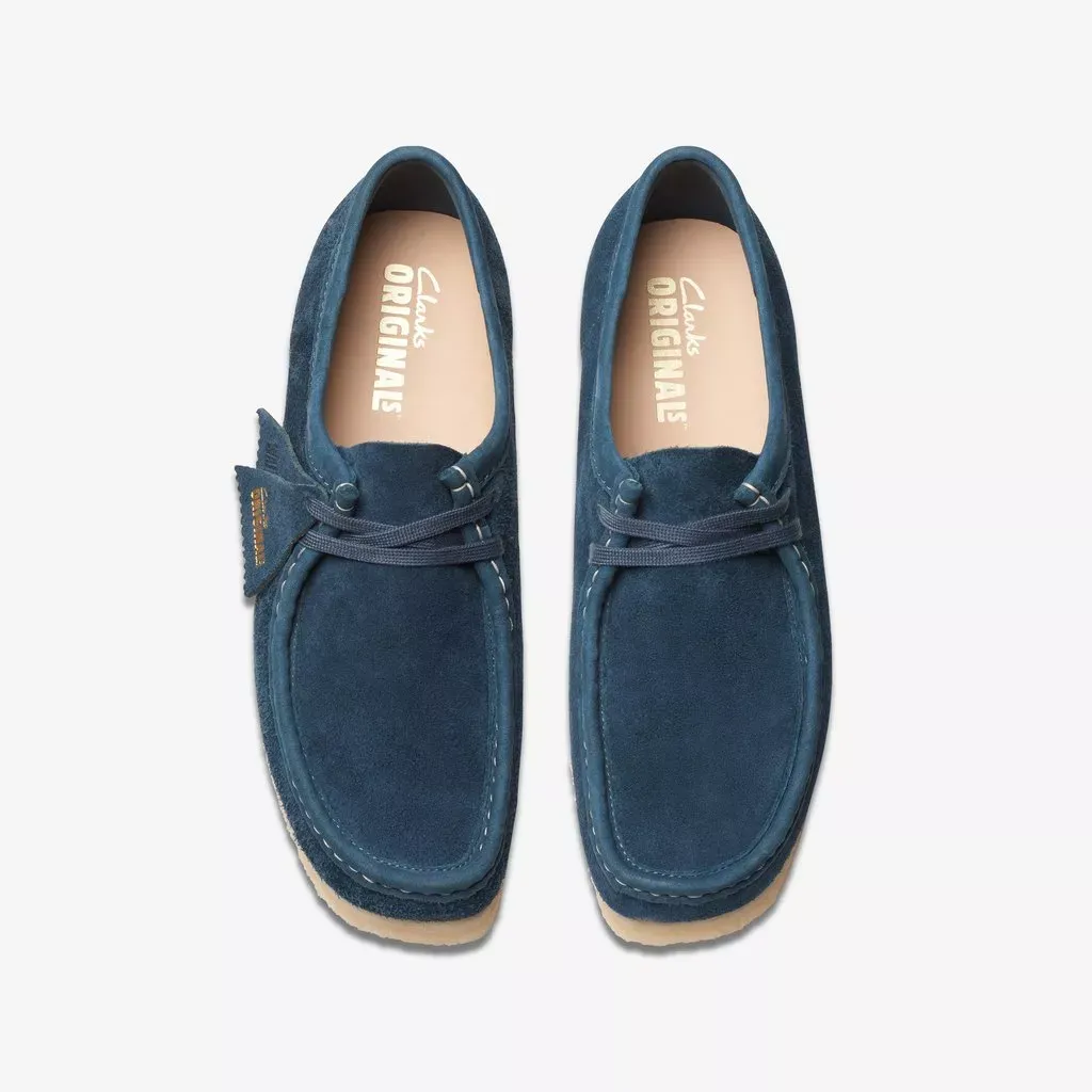 WALLABEE PALE LIME SUEDE