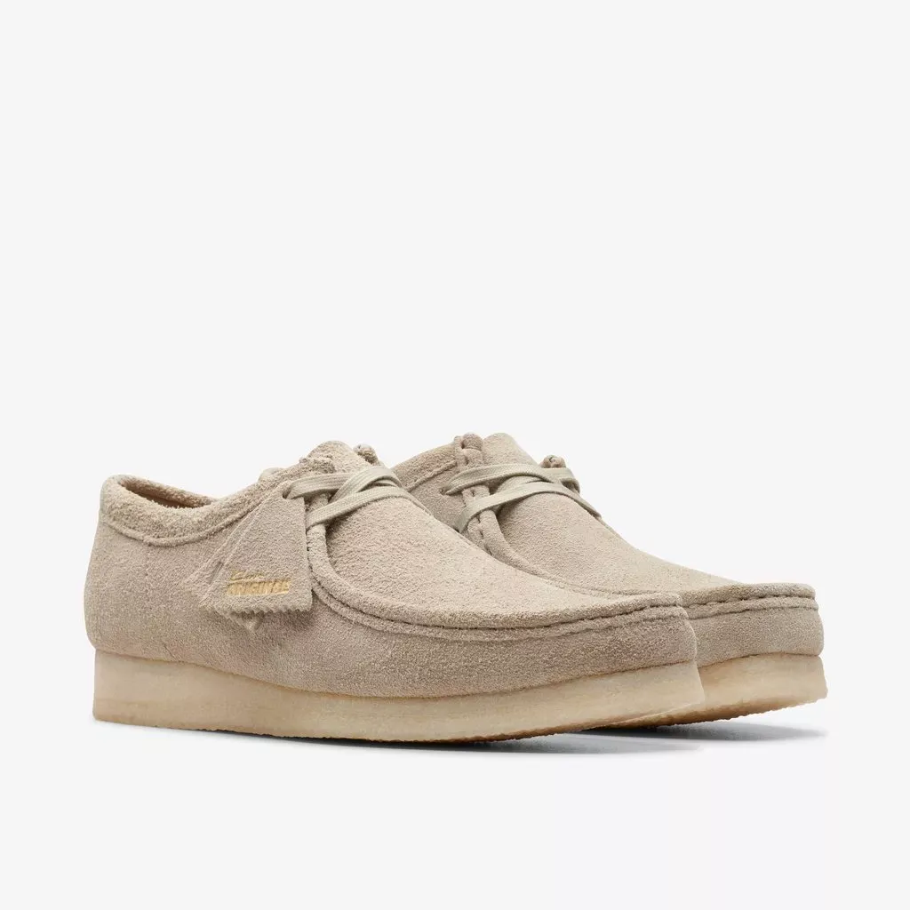 WALLABEE PALE LIME SUEDE