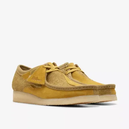 WALLABEE PALE LIME SUEDE