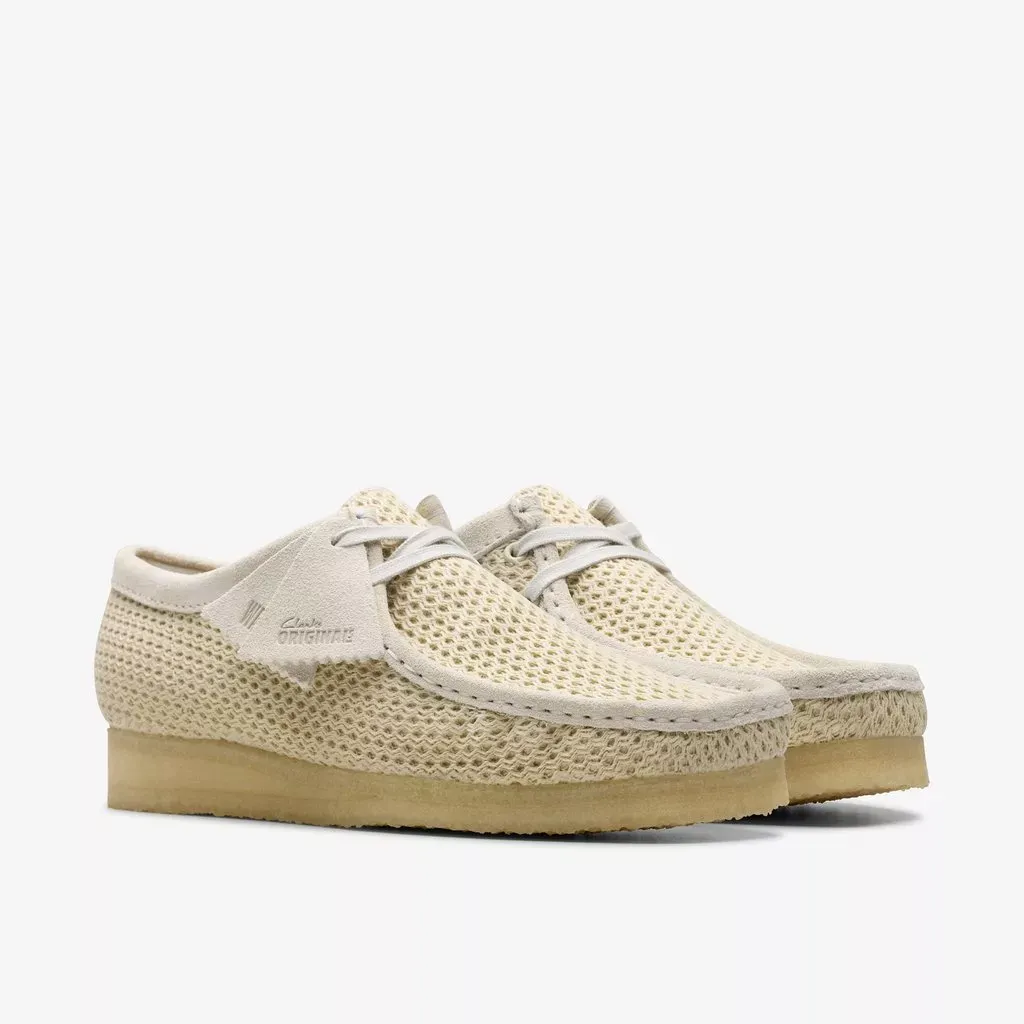 WALLABEE PALE LIME SUEDE